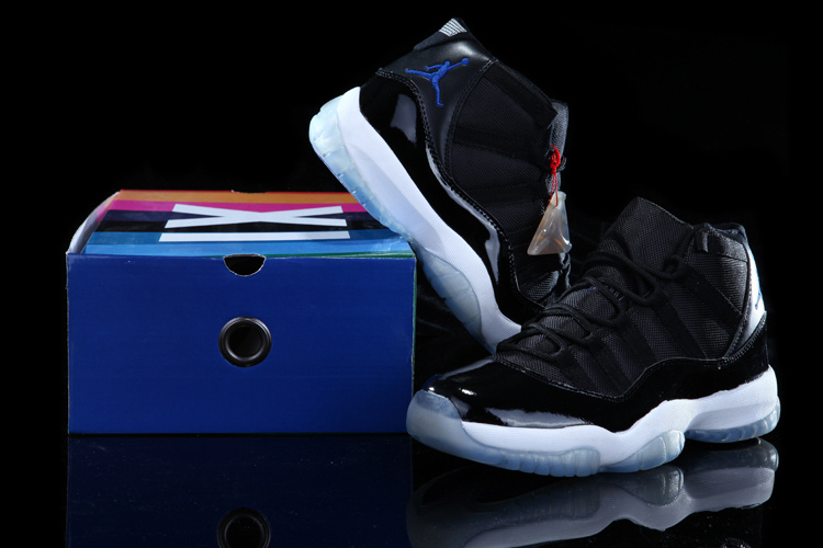 Air Jordan 11 Mens Shoes Aaa Black/White/Blue Online